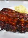 Costillitas de cerdo al bbq