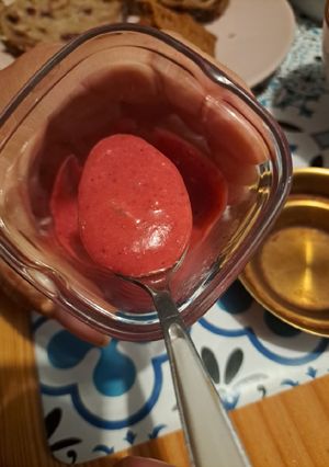 Une photo de Cranberries curd