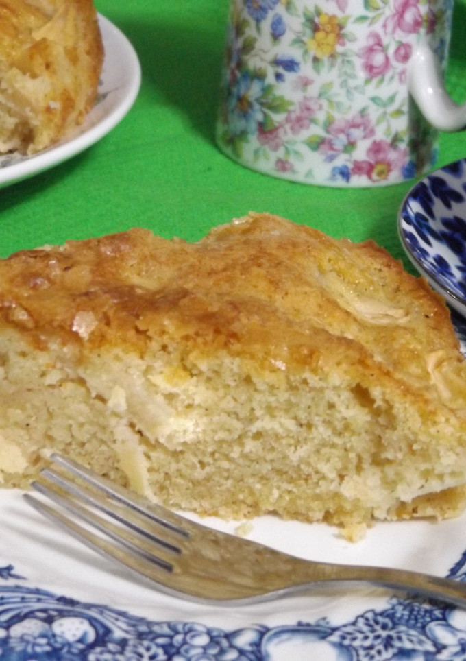 Una foto de Cake empedrado de manzanas