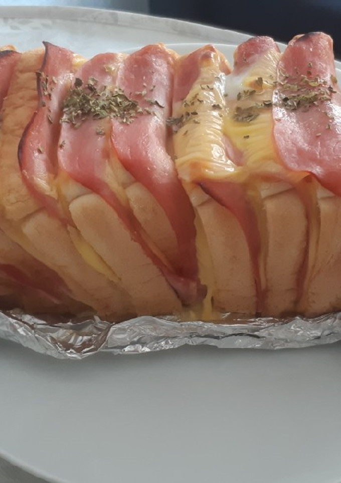 Una foto de Pan de molde relleno al horno