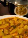 Guiso de patatas con sepia