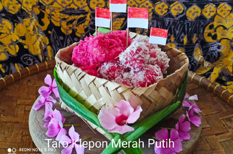 Anti Ribet, Buat Taro Klepon Merah Putih Bunda Pasti Bisa
