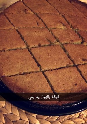 صورة لوصفة كيكة الكوسا بالهيل
