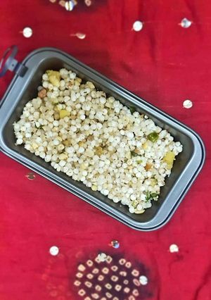 A picture of Sabudana khichdi.