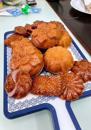 玫瑰費南雪 的食譜成品照片
