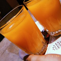 A picture of Mango juice 🥭.