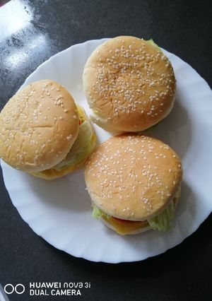 A picture of Homemade Burger.