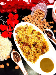 A picture of Soya Chunks Flavorful Biryani.