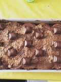 Tarta de galletas con chocolates