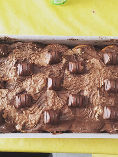 Una foto de Tarta de galletas con chocolates