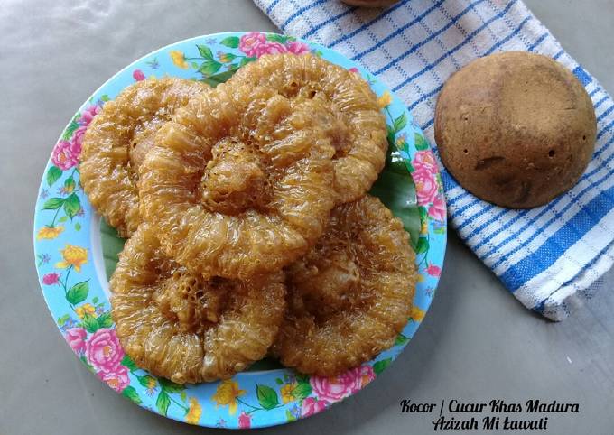 Recipe: Appetizing Kocor Madure / Kue Cucur Gula Merah