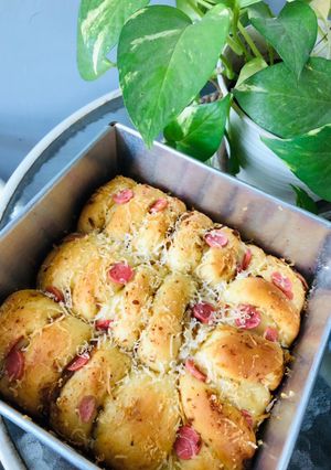 Foto resep Roti Abon Sosis Keju