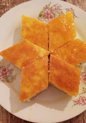 عکسی از دستور کیک خیس پرتقالی