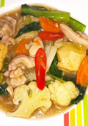 Foto resep Sapo Tahu Ayam