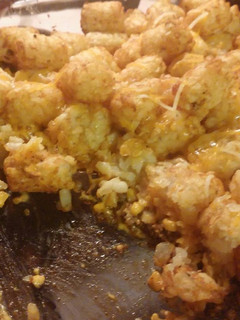 A picture of Taco Casserole With Tater Tots.