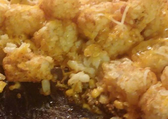 Recipe of Award-winning Taco Casserole With Tater Tots