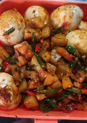 Foto resep Telur Kentang Balado