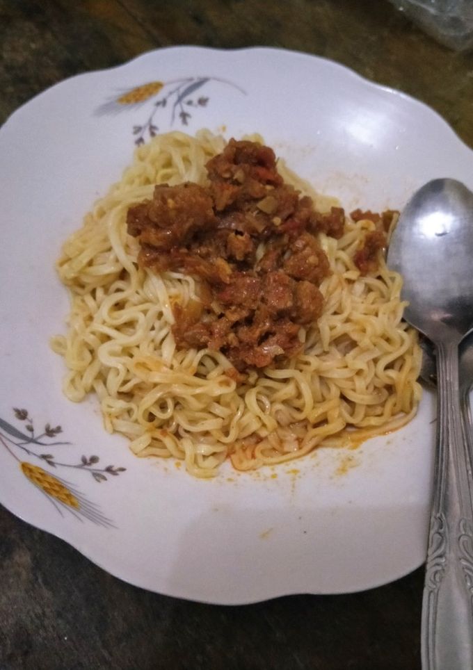 Foto resep Bakmi ayam geprek matah