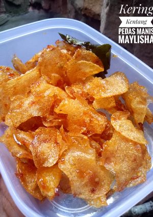 Foto resep Kering Kentang Pedas Manis