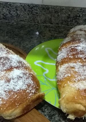 Una foto de Pan dulce de coco