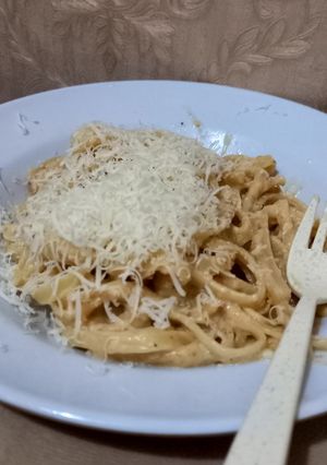 Foto resep Fettucine Carbonara