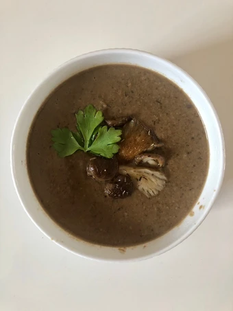 Simple Way Make Recipe 4-Mushroom soup #vegan #vegetarian #paleo #soupcontest that is Perfect, So Delicious}