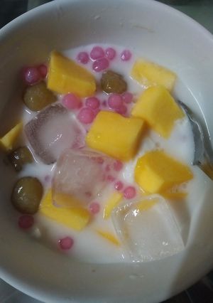 Foto resep Es bubur sumsum buah mangga