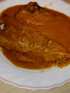 Una foto de Rodaballo en salsa de mejillones