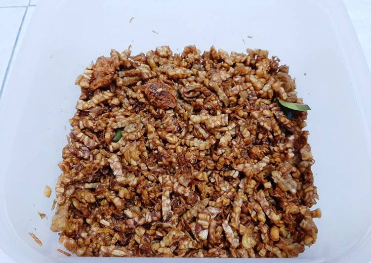 Langkah Mudah untuk Menyiapkan Oseng tempe kering pedas manis Anti Gagal