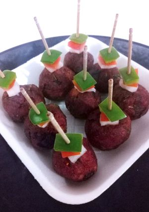 A picture of Red Croquettes.
