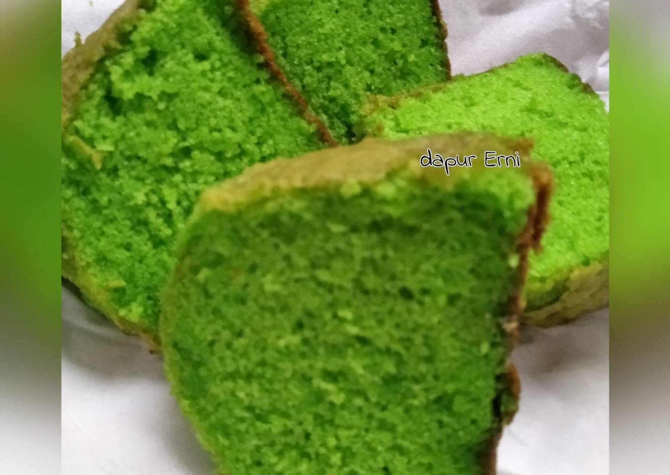 Bolu pandan santan panggang