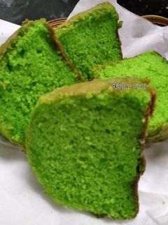 Foto resep Bolu pandan santan panggang
