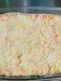 Pastel de pollo con base de masa integral