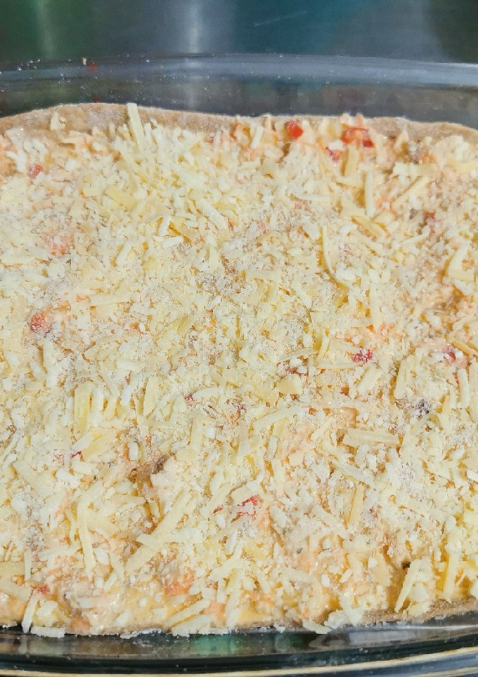 Una foto de Pastel de pollo con base de masa integral