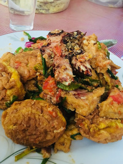 Foto resep Telor Dadar Tahu Bumbu Bali