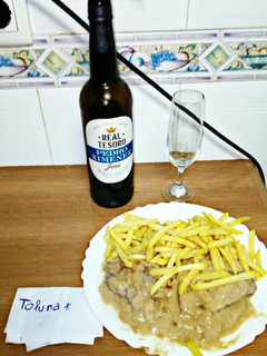 Una foto de Filetes de cerdo con salsa Pedro Ximénez