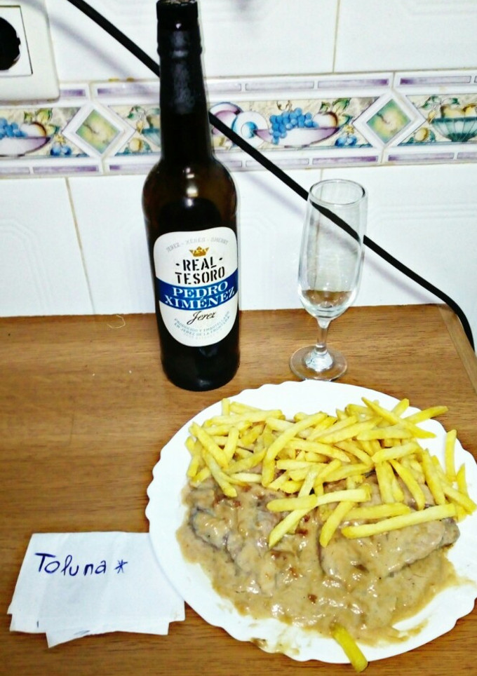 Una foto de Filetes de cerdo con salsa Pedro Ximénez