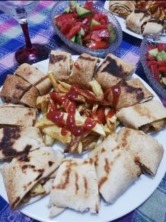 صورة لوصفة شاورما بصدر الدجاج 😋