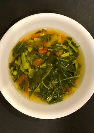 Hình của món Canh rau muống.