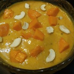 Alphonso Mango Rice Pudding A picture of Alphonso Mango Rice Pudding.