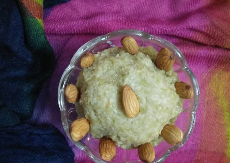 Dudhi (BottleGourd) Halwa Without Mava