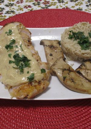 Sült Caesar 🥗 Csirke 🍗 Krémes Parmezán 🧀 Szósszal recept fotója