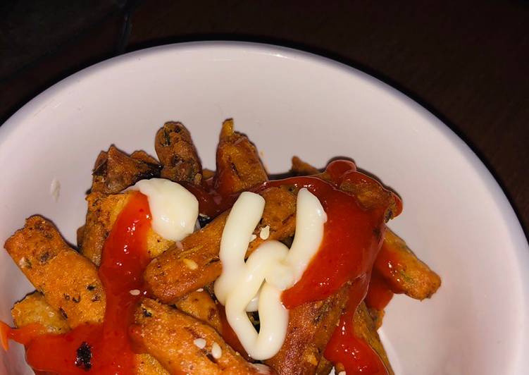 Langkah Mudah untuk Menyiapkan Stik kentang keju, Lezat