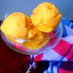 A picture of Mango Sorbet.