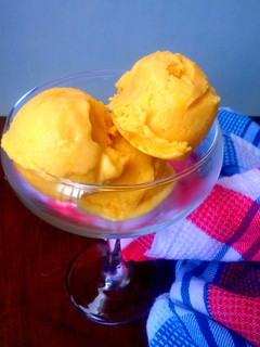 A picture of Mango Sorbet.