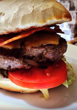 Una foto de Hamburguesa completa