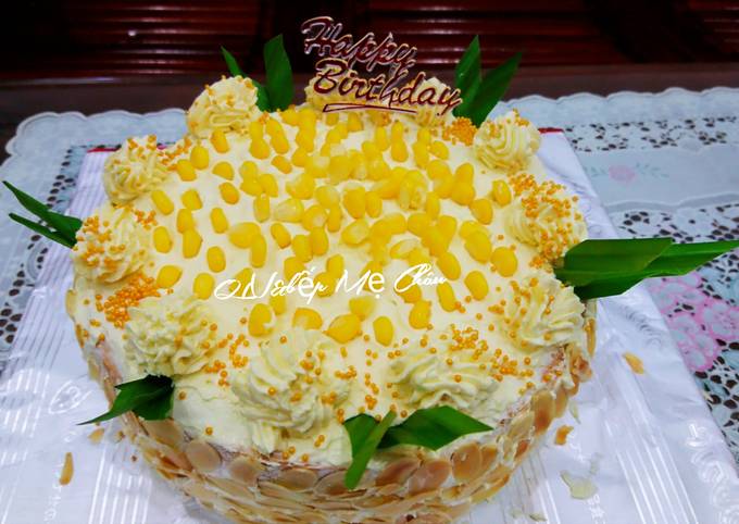 Mẫu Bánh Kem Bắp - MKB018, Tiệm bánh kem Củi Bakery Đà Lạt