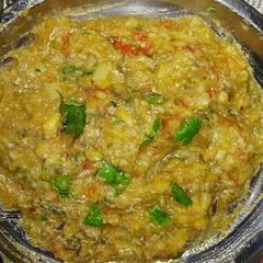 A picture of Tomato potato and brinjal ka yummy Chokha.