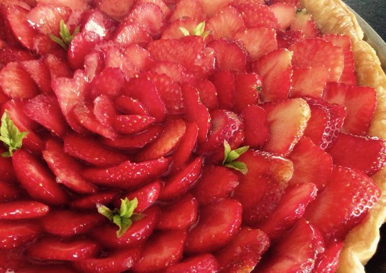 Resep Strawberry Tart yang Enak Banget