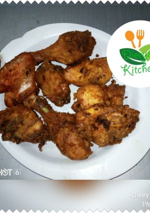 A picture of Marinated Fried chicken.